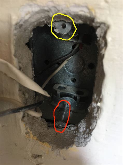 removing sheared screw from electrical box